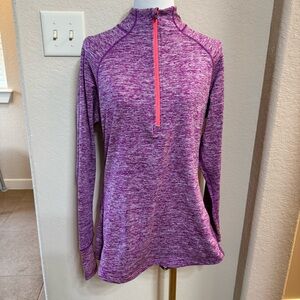 Tangerine Quarter 1/4 Zip Purple Long Sleeve Pullover Women’s Size XL